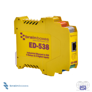 ED 538 - Ethernet to 4 Relays and 8 Digital Inputs + RS485 Gateway