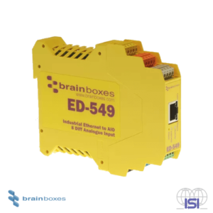 ED 549 - Ethernet to 8 Analogue Inputs + RS485 Gateway